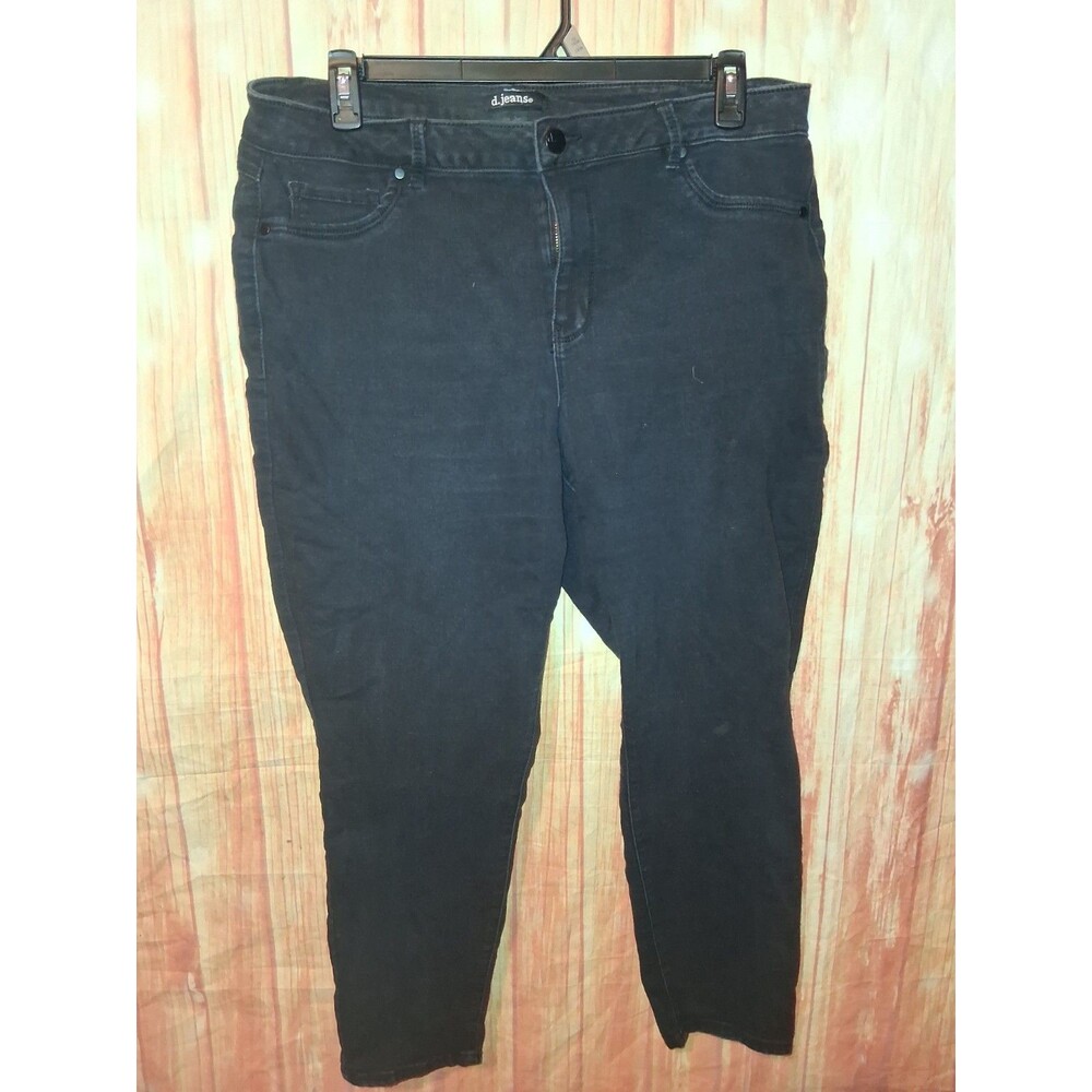 D Jeans Black Skinny Jeggings Sz 20W